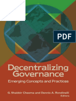 Decentralizing Government Rondinelli PDF