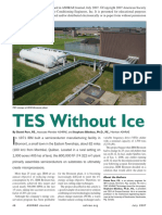 TES Without Ice: by Daniel Pare, P.E., Associate Member ASHRAE and Stephane Bilodeau, PH.D., P.E., Member ASHRAE