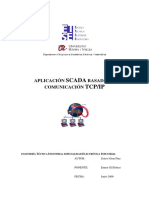 Aplicación Scada Comunicación TCP Ip PDF