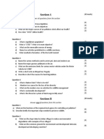 Evs Question Paper Set