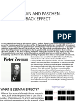 Zeeman and Paschen-Back Effect