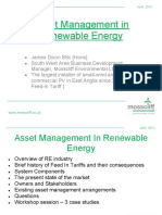 Asset Management in Renewable Energy