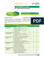 Business Economics F2 - : Fundamental Level