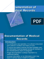 Documentation of Medical Records