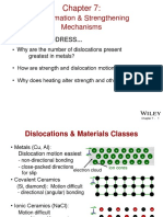 Deformation & Strengthening Mechanisms: Issues To Address..