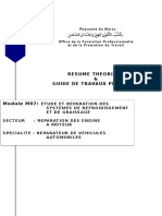M07 Entretien Des Système de Lubrification Et de Refroidissement