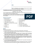 Rate of Hydrolysis of Urea: Student Worksheet