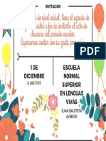 Tarjeta de Invitacion