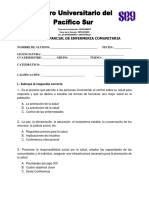 Examen 2º Parcial de Enfermeria Comunitaria