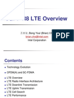 3GPP R8 LTE Overview: 조봉열, Bong Youl (Brian) Cho