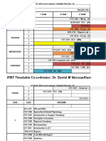 Ifbt Sep-Dec 2017 Teaching Timetable-Bsc - Food Science - Revised 20170915