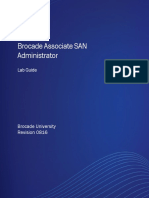 BASA 200 Brocade Associate SAN Administrator: Lab Guide