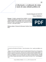 Teologia Da Libertação: A Realização Do Reino de Deus Por Meio de Uma Atitude Política Do Homem