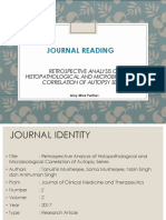 Journal Reading: Retrospective Analysis of Histopathological and Microbiological Correlation of Autopsy Series