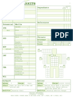 Red Markets - Character Sheet