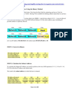 Sub Netting de Diferentes Maneras