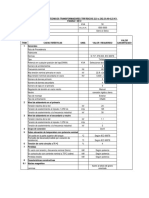 Tabla de Datos Tecnicos Transformadores Trifásicos 22