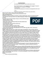 Stages of The Writing Process: Prewriting: Prewriting Is Everything You Do Before You Begin To Draft The Paper. Look Over An Assignment Handout