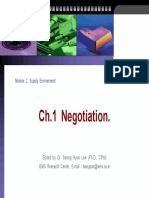 Ch.1 Negotiation