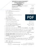 Svce Maths Unit III