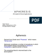 Apheresis: (Principle & Clinical Applications)