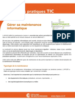 Fiche 14 - Informatique-Comment Gerer La Maintenance de Son Parc Informatique