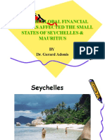 How The Global Financial Crisis Has Affected The Small States of Seychelles & Mauritius