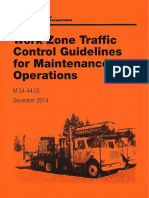 Work Zone Traffic Control Guidelines For Maintenance