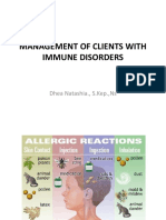 Management of Clients With Immune Disorders