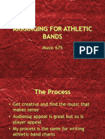 Arranging For Athletic Bands: Music 675