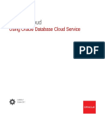 Using Oracle Database Cloud Service