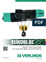 Verlinde Electric Wire Rope Hoist