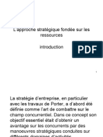 L'approche Stratégique Fondée Sur Les Ressources