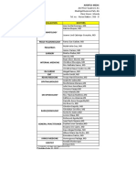 Doctors Sched