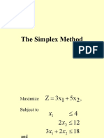 The Simplex Method