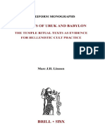 (Marc J. H. Linssen) The Cults of Uruk and Babylon PDF