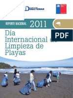 Reporte Limpieza Playas 2011 Chile