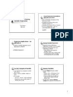 Regression III: Dummy Variable Regression: Regression Applications - We Will Look at