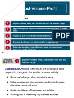 Chapter 5 Cost Volume Profit