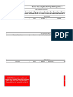 PMO Project Programme Status Update RAID Milestones Template 6 Month View