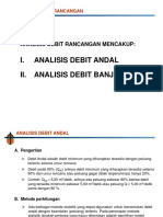 Analisis Debit Rancangan