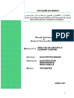 Module 05 Analyse de Circuits A Courant Continu Temi Ofppt PDF