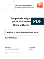 L'Audit de La Formation Dans L'audit Social Cas CHU Oujda