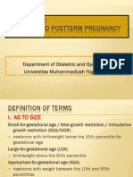 M. Preterm and Postterm - New