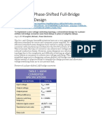 Simplified Phase-Shifted Full-Bridge Converter Design