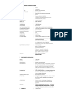 Características Técnicas Del Chasis