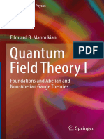 Quantum Field Theory I