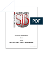 Silabo de Patología Clínica y Transfusional 2017-II UPSJB