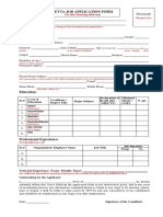 Job Application Form 1