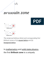 Brillouin Zone